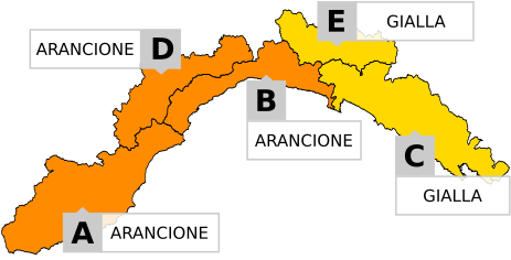 ALLERTA METEO IDROGEOLOGICA/IDRAULICA PER PIOGGE DIFFUSE/TEMPORALI: ARANCIONE dalle ore 15:00 di sabato 26 ottobre 2024 alle ore 13 di domenica 27 ottobre 2024