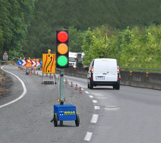 S.P. n. 34 “Toirano – Balestrino” - APERTA CON LIMITAZIONI - circolazione stradale a senso unico alternato alla progressiva Km. 3+300, in loc. Cascina Valloni nel Comune di Balestrino, per lavori